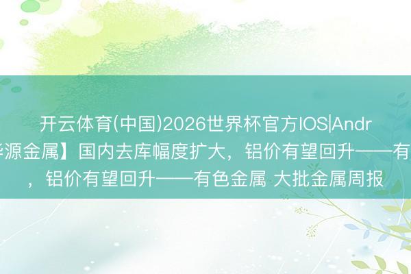 开云体育(中国)2026世界杯官方IOS|Android手机app下载 【华源金属】国内去库幅度扩大，铝价有望回升——有色金属 大批金属周报
